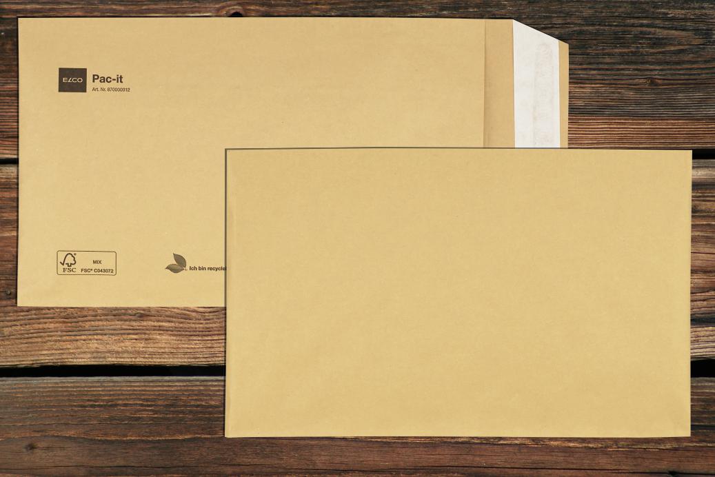 Papierpolstertaschen 140x225 mm Haftklebend Braun Zero Plastic